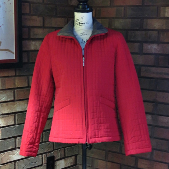 White Stag Jackets & Coats White Stag Red Quilted Jacket Size S
